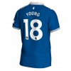 Everton Ashley Young #18 Hjemmedrakt 2023-24 Kortermet